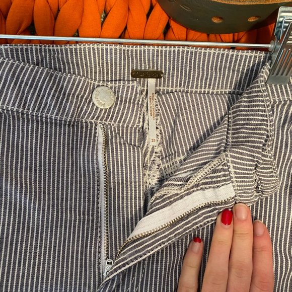 Pinstripe Free People Jeans/Jeggings - Picture 2 of 4